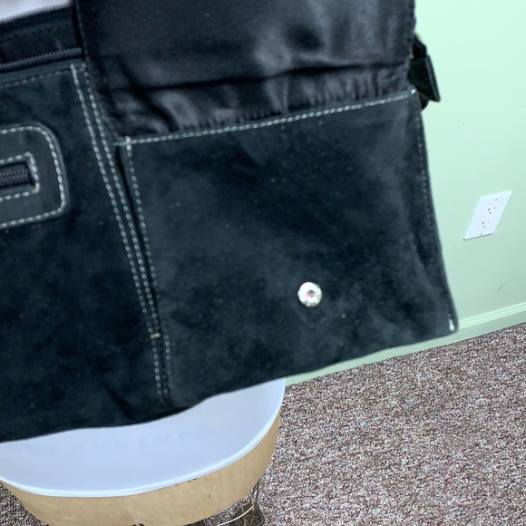 🆕MULTI-compartment with pockets suede handbag - Picture 3 of 5